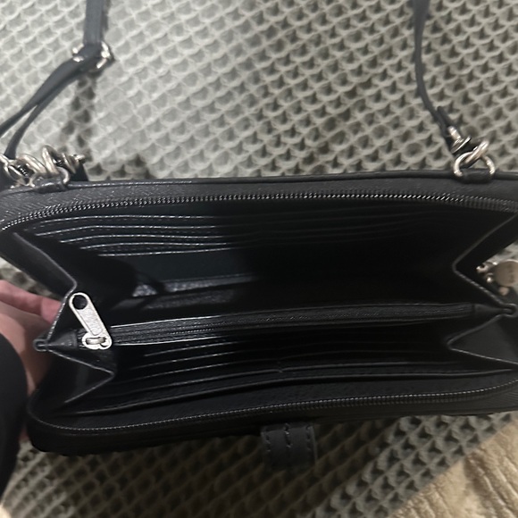 The Sak Black and Cream Crochet Crossbody Bag - Picture 2 of 4